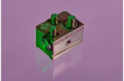 An A/136 accelerometer shot in purple background